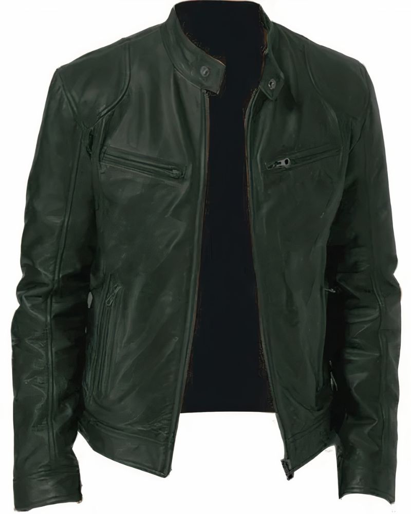 Motorrad Lederjacke für Herren Erwan