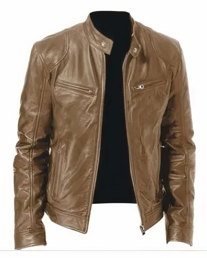 Motorrad Lederjacke für Herren Erwan