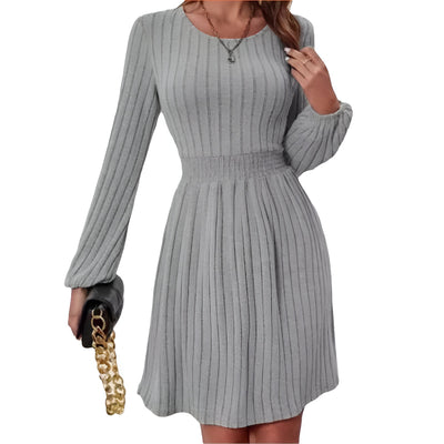 Brunhilde | Elegantes Strick-Midi-Kleid
