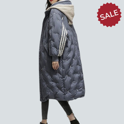 Griselda® | Lange wattierte Jacke für Damen