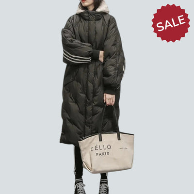 Griselda® | Lange wattierte Jacke für Damen