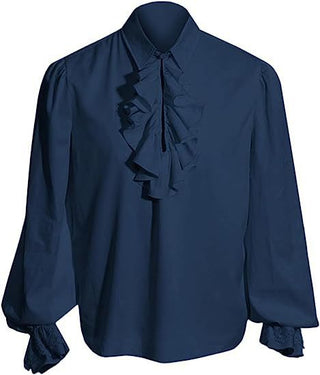 Revival-Hemd Blau