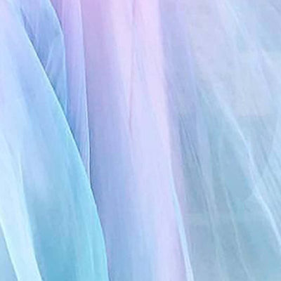Ellie- Damen Langes Tüllkleid mit fließendem Rock