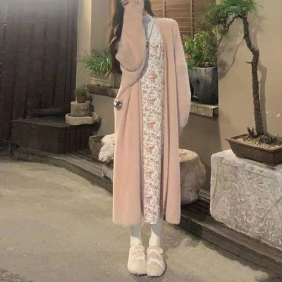 Kimba | Weißer Langer Cardigan