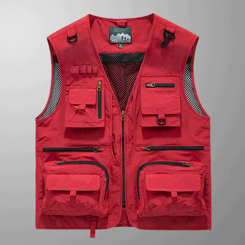 Herren Cargo Weste Franco