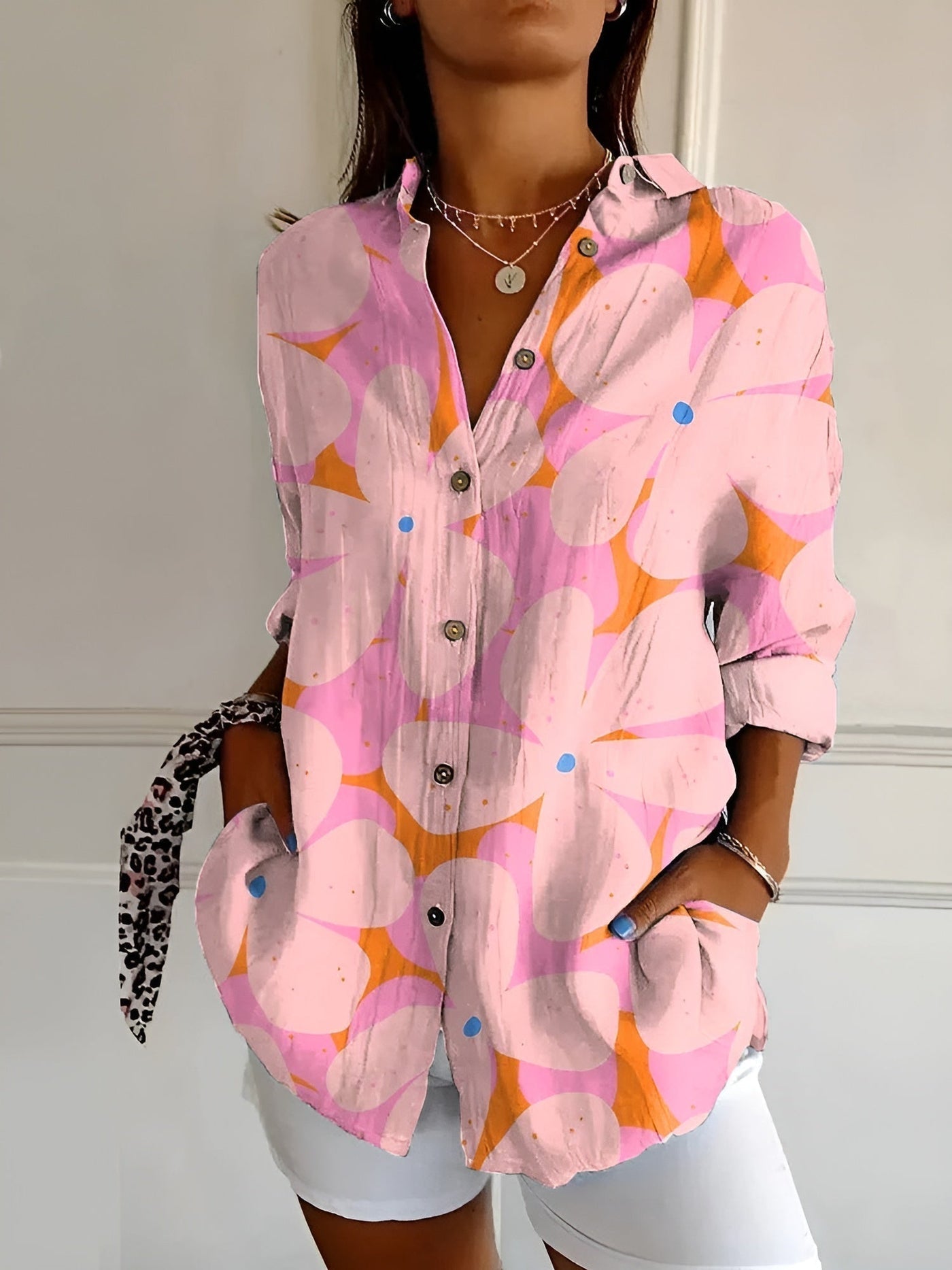 Felina - Stilvolles Button Down Hemd Für Damen