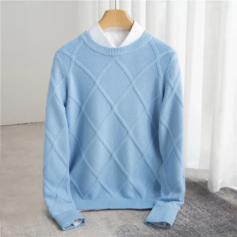 Hochwertiger Kaschmirpullover für Herren Francois