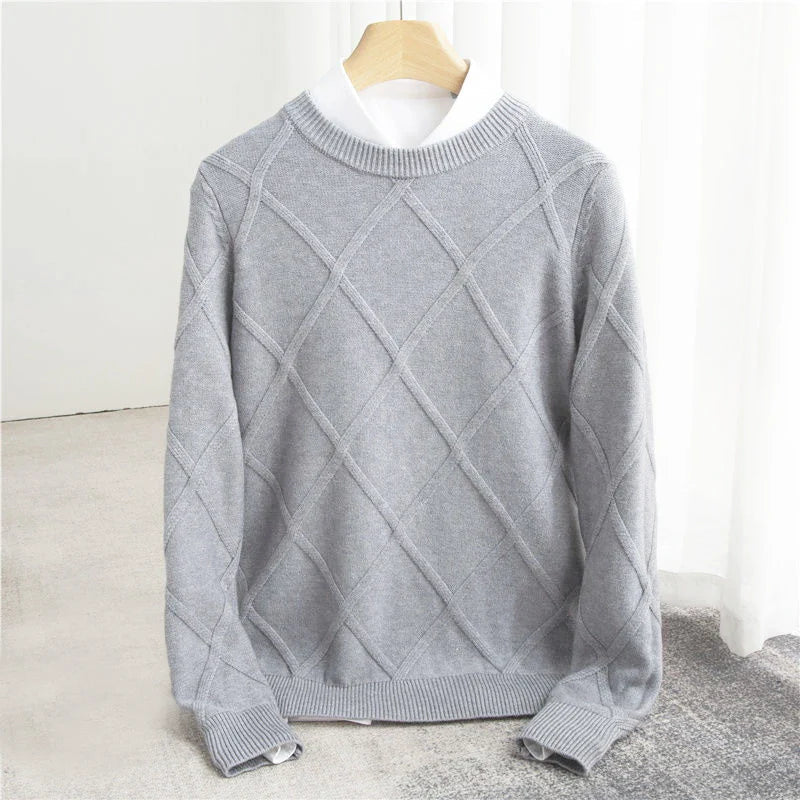 Hochwertiger Kaschmirpullover für Herren Francois
