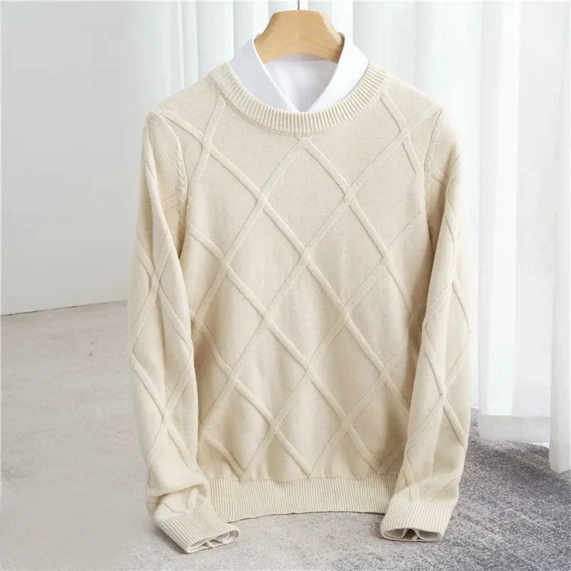 Hochwertiger Kaschmirpullover für Herren Francois