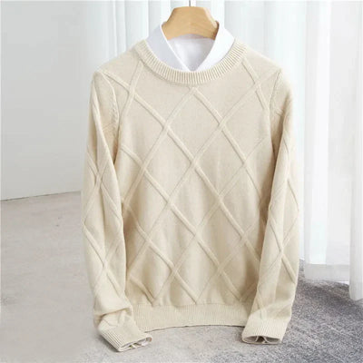 Hochwertiger Kaschmirpullover für Herren Francois