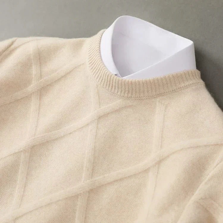 Hochwertiger Kaschmirpullover für Herren Francois