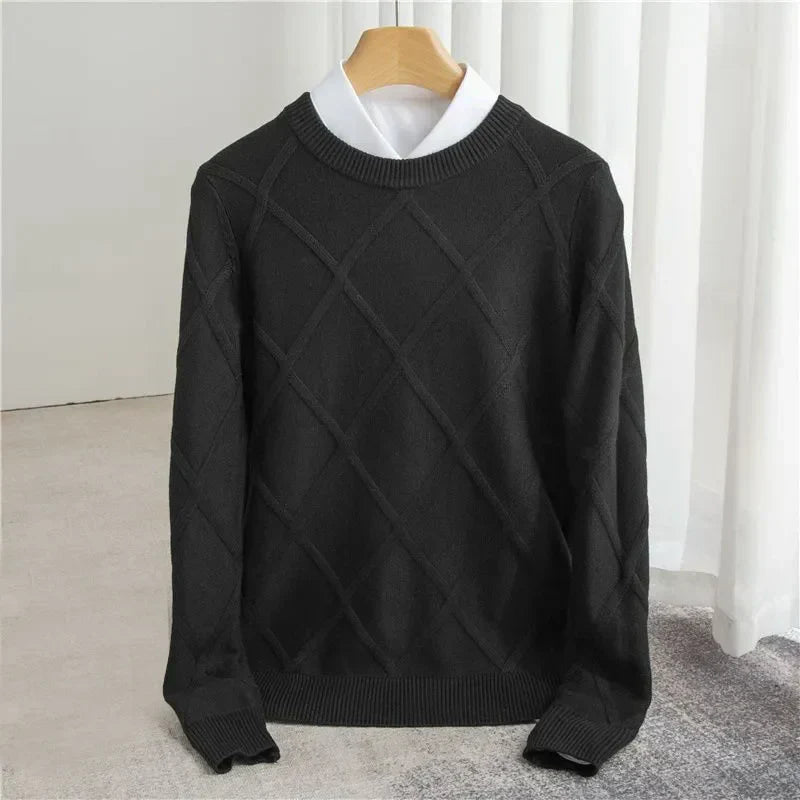 Hochwertiger Kaschmirpullover für Herren Francois