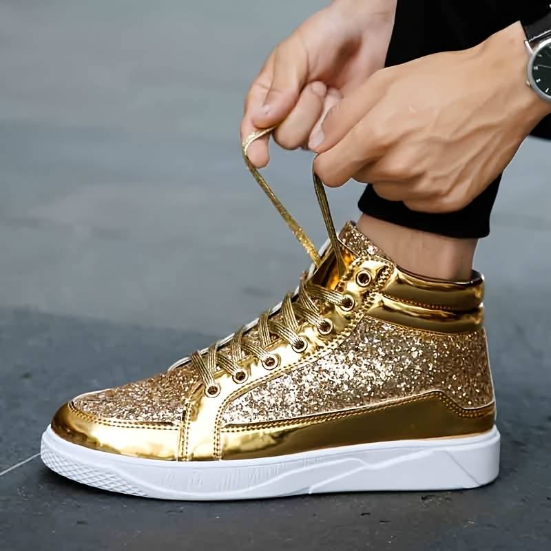 Nick - Glitzer Turnschuhe