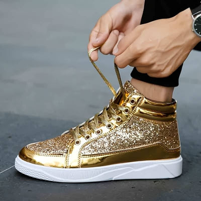 Nick - Glitzer Turnschuhe