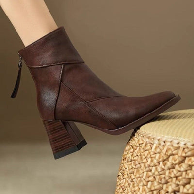Sienna® | Bequemer Damenstiefel aus Leder