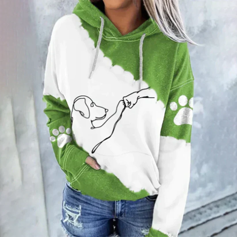 Trendiger Pullover mit Kapuze für Damen