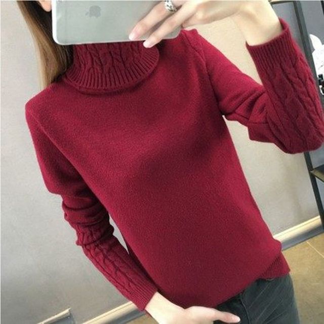 Marlo | Damenpullover mit Rollkragenpullover