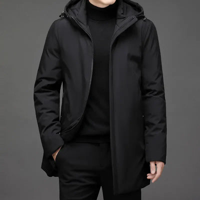 Elegante Jacke mit Kapuzen für Herren