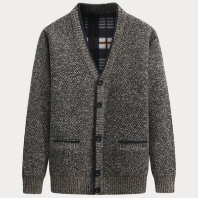 Strickjacke mit V-Ausschnitt für Herren