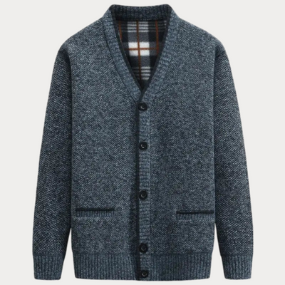 Strickjacke mit V-Ausschnitt für Herren