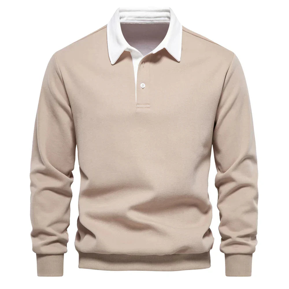 Männer Polohemd Henley