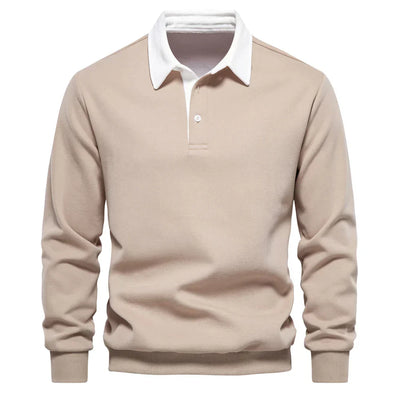 Männer Polohemd Henley