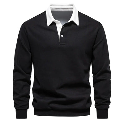 Männer Polohemd Henley