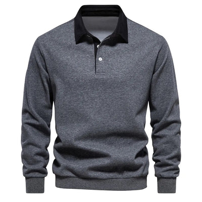 Männer Polohemd Henley