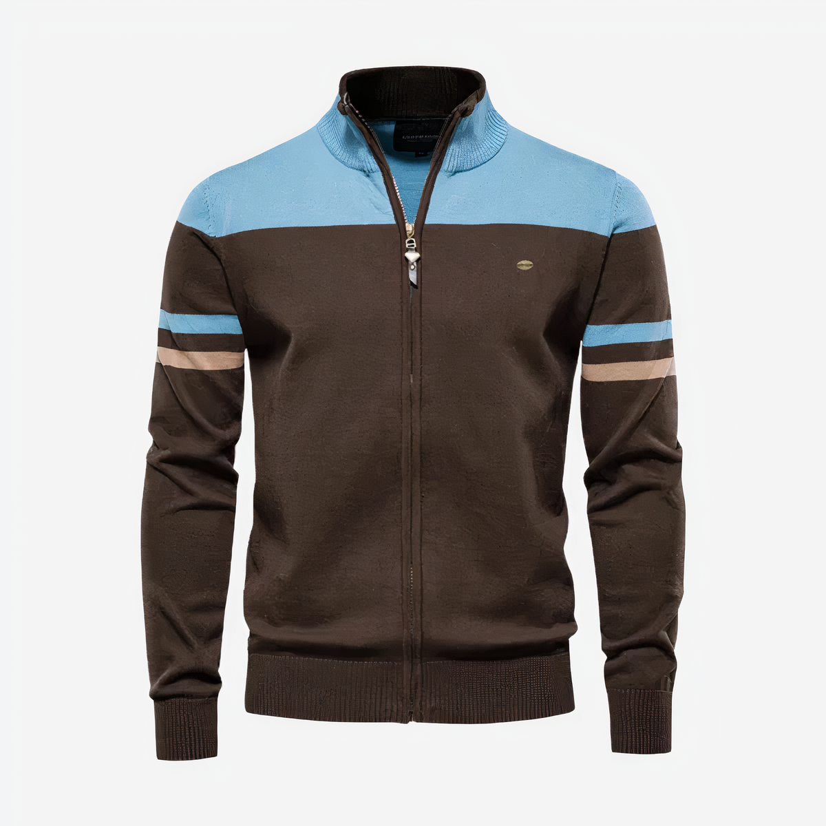 Hugh Sweatshirt mit Reißverschluss
