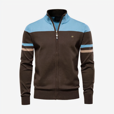 Hugh Sweatshirt mit Reißverschluss