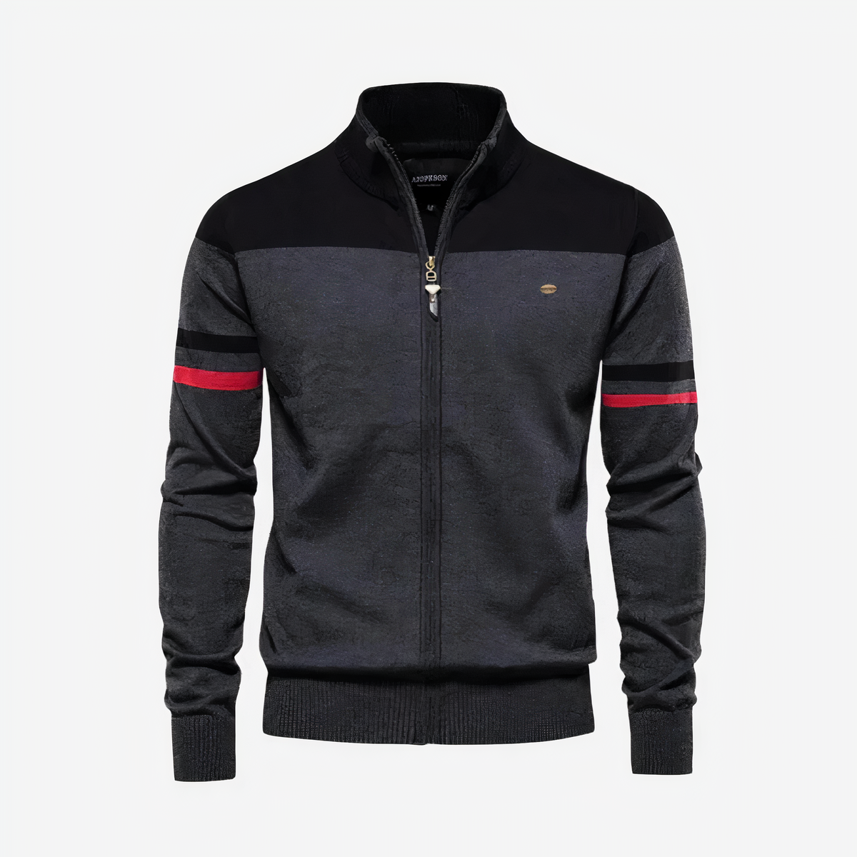 Hugh Sweatshirt mit Reißverschluss