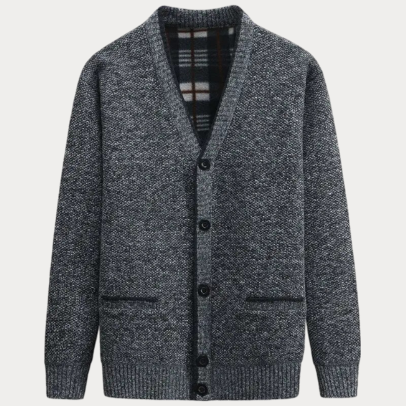 Strickjacke mit V-Ausschnitt für Herren