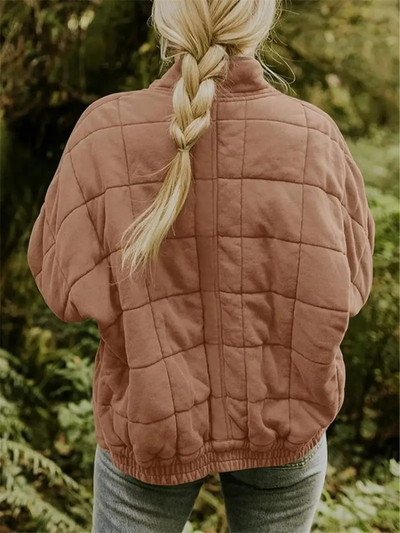 Selena® | Übergroße wattierte Jacke