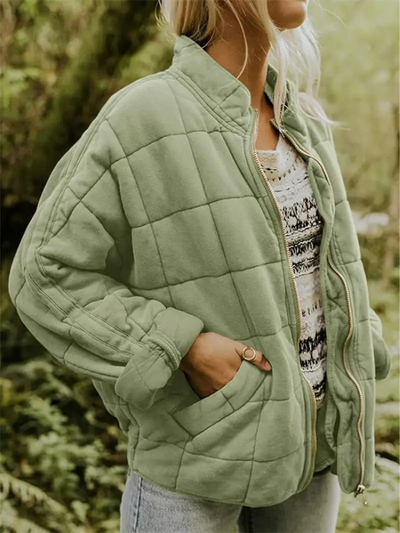 Selena® | Übergroße wattierte Jacke