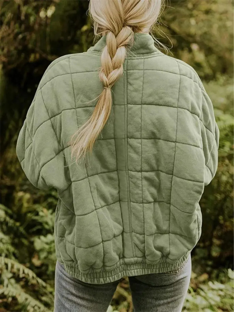 Selena® | Übergroße wattierte Jacke