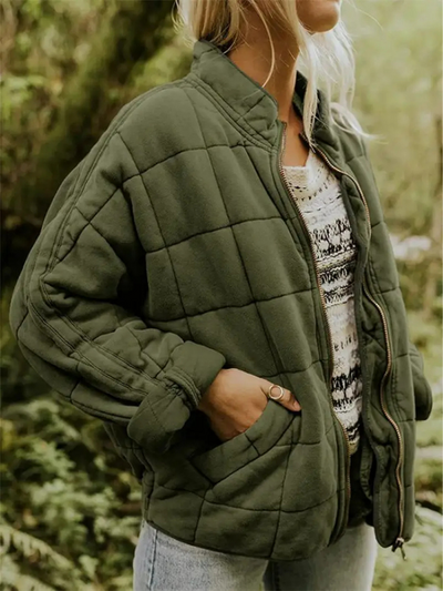 Selena® | Übergroße wattierte Jacke