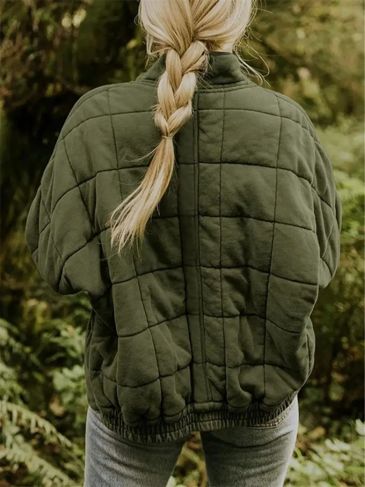 Selena® | Übergroße wattierte Jacke