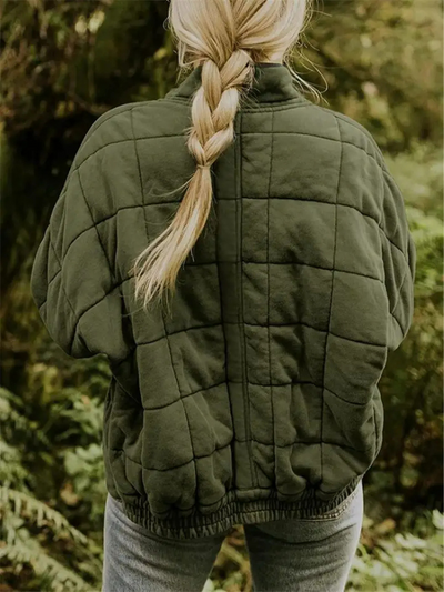 Selena® | Übergroße wattierte Jacke