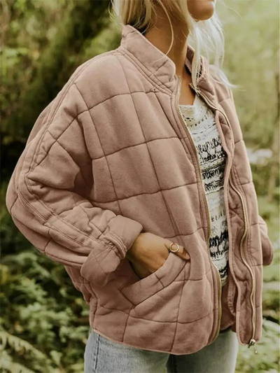 Selena® | Übergroße wattierte Jacke