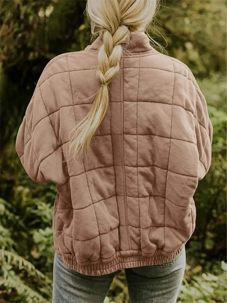 Selena® | Übergroße wattierte Jacke