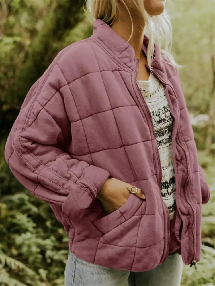 Selena® | Übergroße wattierte Jacke