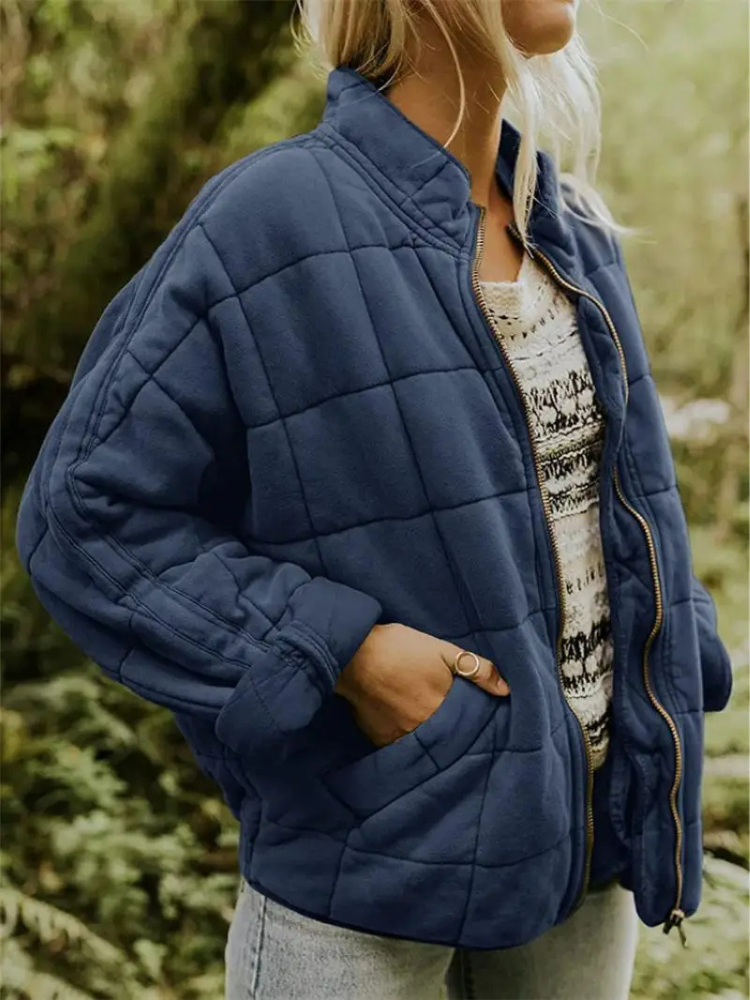 Selena® | Übergroße wattierte Jacke