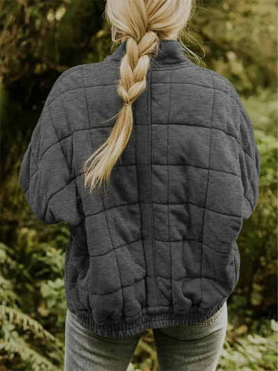 Selena® | Übergroße wattierte Jacke