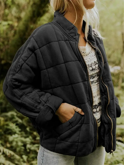 Selena® | Übergroße wattierte Jacke
