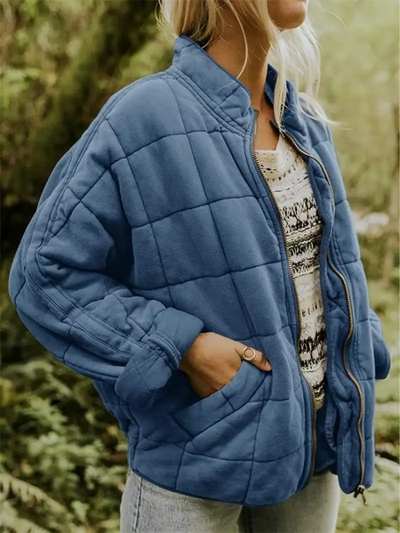 Selena® | Übergroße wattierte Jacke