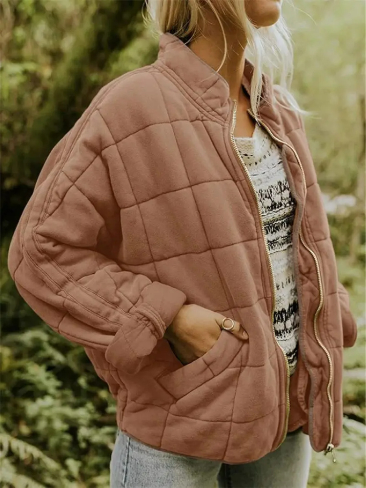 Selena® | Übergroße wattierte Jacke