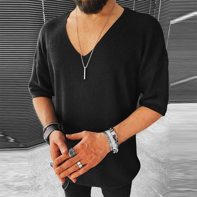 Felix Herren Sommerhemd aus Strickmaterial
