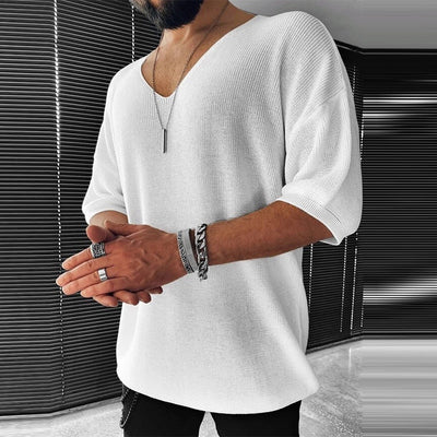Felix Herren Sommerhemd aus Strickmaterial