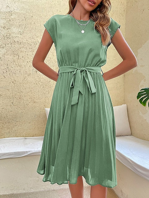 Hilary- Sommerkleid mit kurzen Ärmeln