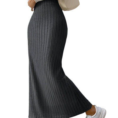 Lavinia | Strickrock mit Hüftschlitz für Frauen